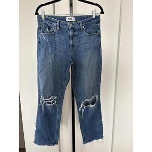 Paige Noella Distressed Ankle Jeans 31
